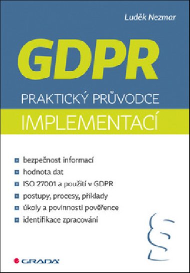 GDPR Praktick prvodce implementac - Ludk Mezmar