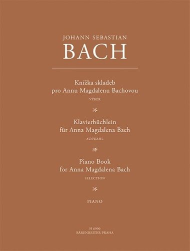 Knka skladeb pro Annu Magdalenu Bachovou - Johann Sebastian Bach