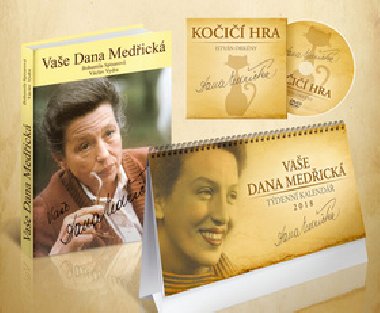 Komplet 3ks Vae Dana Medick + DVD + kalend 2018 - Bohumila Spisarov; Vclav Vydra