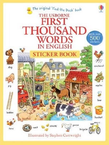 1000 Words in English Sticker - Amery Heather