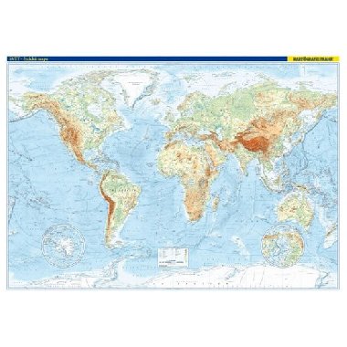 Svt - fyzick mapa 1 : 22 000 000 - Kartografie
