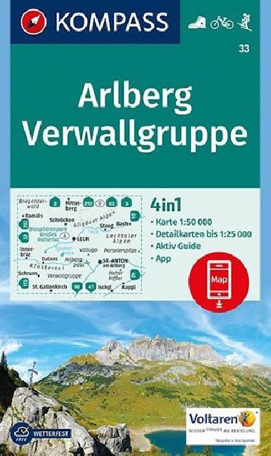 Arlberg - N.Verwallgruppe  33 NKOM - neuveden