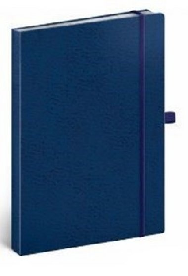 Notes - Vivella Classic modr/modr, tekovan, 15 x 21 cm - neuveden