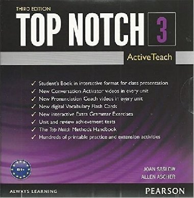 Top Notch, 3rd Ed. 3 Teachers Active Teach Software - Saslow Joan M.