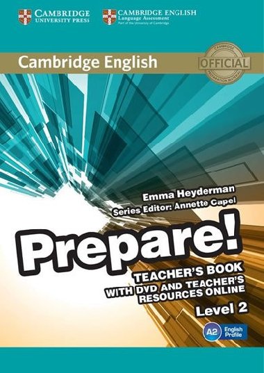Cambridge English Prepare! Level 2 Teachers Book with DVD and Teachers Resources Online - Heyderman Emma