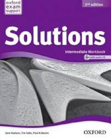 Solutions: Intermediate: Workbook and Audio CD Pack - Hudson Jane