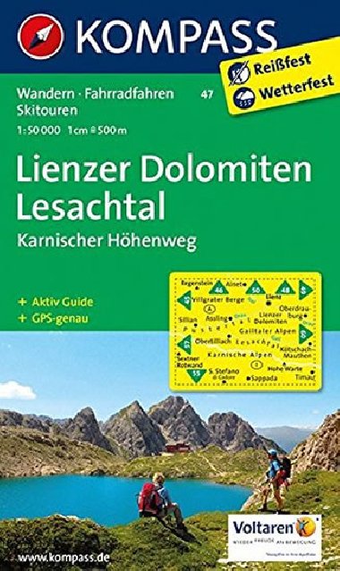 Lienzer Dolomiten Lesachtal 47 / 1:50T NKOM - neuveden
