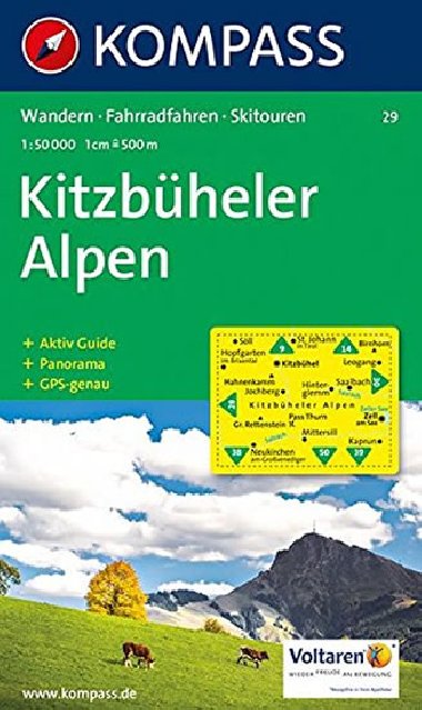 Kitzbuheler Alpen Kompass 29 - neuveden