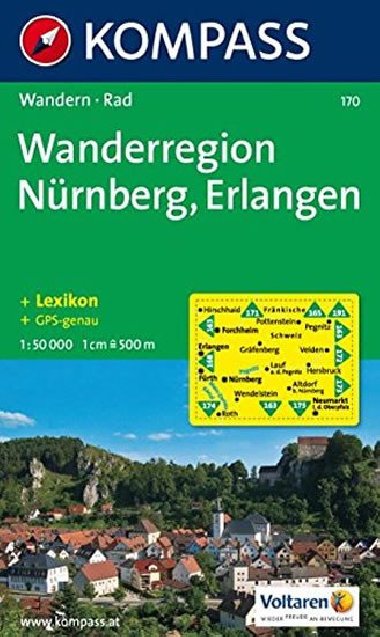 Wanderregion Nurnberg 170 / 1:50T KOM - neuveden