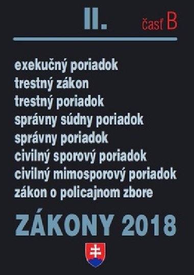 Zkony 2018 II. as B - 