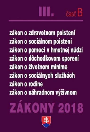 Zkony 2018 III. as B - 