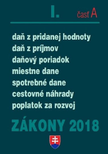 Zkony 2018 I. as A - 