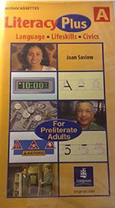 Literacy Plus A Audiocassettes - Saslow Joan M.