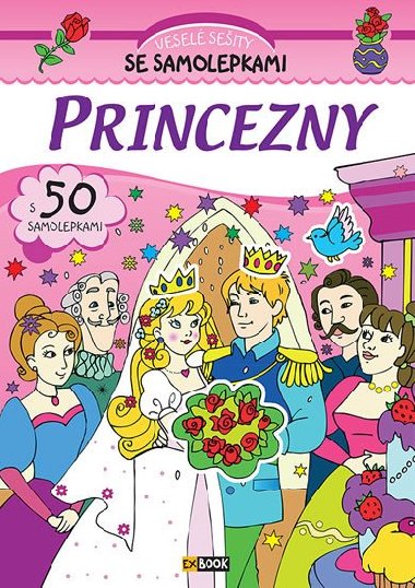 Vesel seity se samolepkami Princezny - S 50 samolepkami - Fonibook