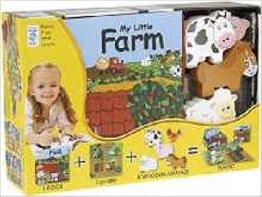 My Little Book about The Farm (Book, Wooden Toy & 16-piece Puzzle) - neuveden