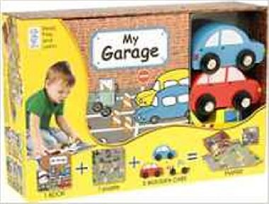 My Garage (Book, Wooden Toy & 16-piece Puzzle) - neuveden