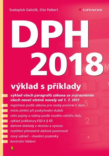 DPH 2018 - vklad s pklady - Svatopluk Galok; Oto Paikert