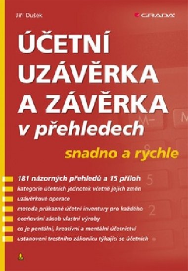 Účetní uzávěrka a závěrka v přehledech snadno a rychle - Jiří Dušek