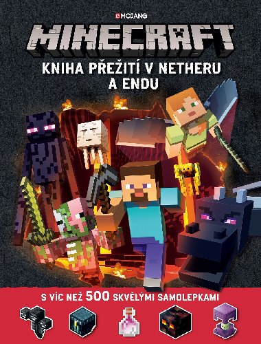 Minecraft - Kniha peit v Netheru a Endu - Mojang