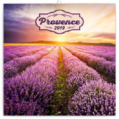 Kalend poznmkov 2019 - Provence , voav, 30 x 30 cm - Presco