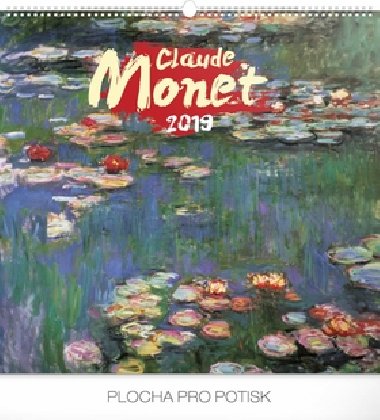 Kalend nstnn 2019 - Claude Monet, 48 x 46 cm - Claude Monet