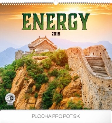 Kalend nstnn 2019 - Energie, 48 x 46 cm - Presco