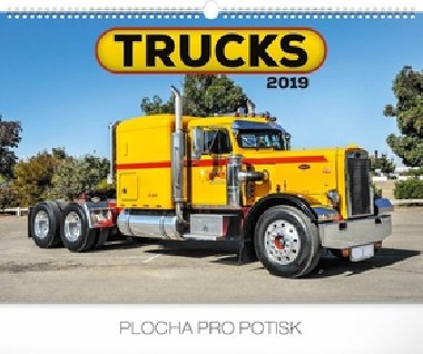 Kalend nstnn 2019 - Trucks, 48 x 33 cm - Presco