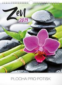 Kalend nstnn 2019 - Zen, 30 x 34 cm - neuveden