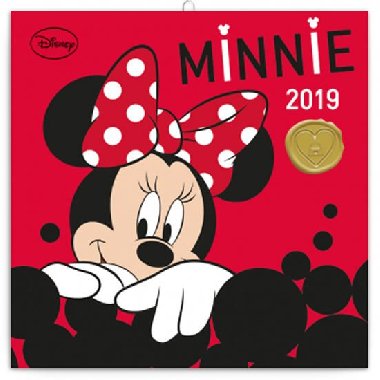 Kalend poznmkov 2019 - Minnie, 30 x 30 cm - Walt Disney