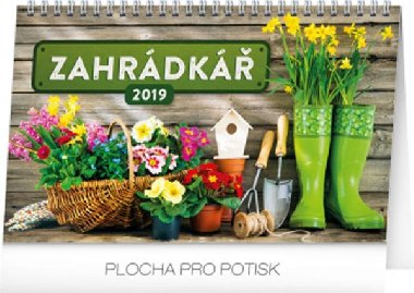 Kalend stoln 2019  - Zahrdk, 23,1 x 14,5 cm - Presco