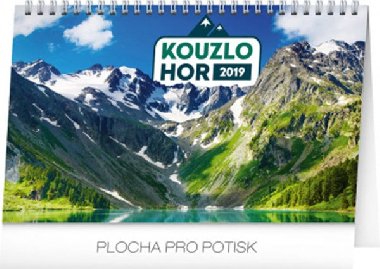 Kalend stoln 2019  - Kouzlo hor, 23,1 x 14,5 cm - Presco