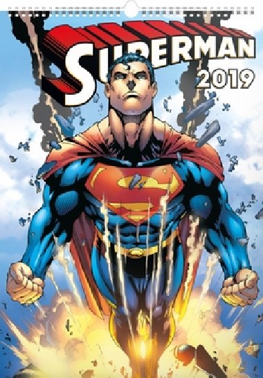 Kalend nstnn 2019 - Superman - Plakty, 33 x 46 cm - Presco