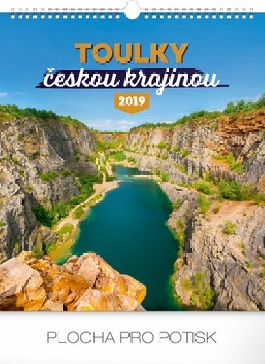 Kalend nstnn 2019 - Toulky eskou krajinou, 30 x 34 cm - Presco