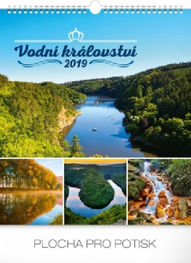 Kalend nstnn 2019 - Vodn krlovstv, 30 x 34 cm - Presco