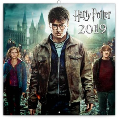 Kalend poznmkov 2019 - Harry Potter, 30 x 30 cm - Presco