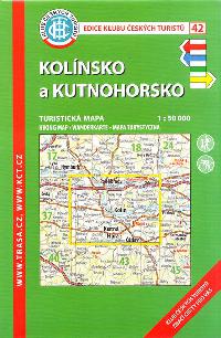 Kolínsko a Kutnohorsko - mapa KČT 1:50 000 číslo 42 - 6. vydání 2017 - Klub Českých Turistů