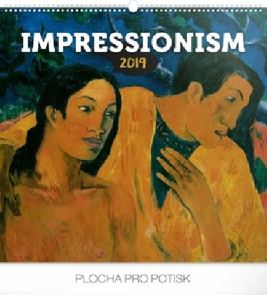 Kalend nstnn 2019 - Impresionismus, 48 x 46 cm - Presco