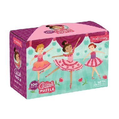 Glitter Puzzle:Ballerinas/Puzzle s glitry: Baletky (100 dlk) - neuveden