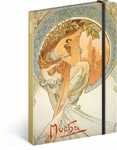 Notes - Alfons Mucha - Poezie, nelinkovan, 13 x 21 cm - neuveden