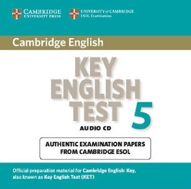 Cambridge Key English Test 5 Audio CD - kolektiv autor