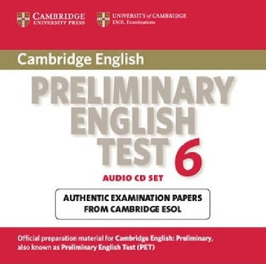 Cambridge Preliminary English Test 6 Audio CDs (2) - kolektiv autor