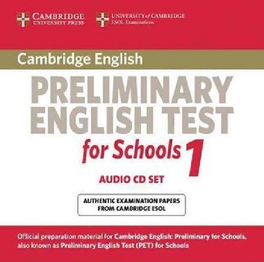 Cambridge Preliminary English Test for Schools 1 Audio CDs (2) - kolektiv autor