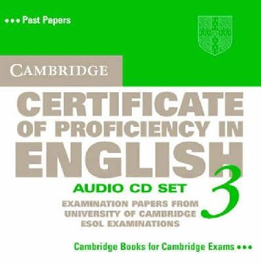 Cambridge Certificate of Proficiency in English 3 Audio CD Set (2 CDs) - kolektiv autor