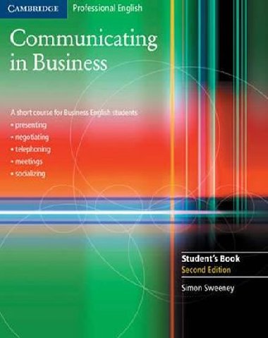 Communicating in Business Students Book - Sweeney Simon