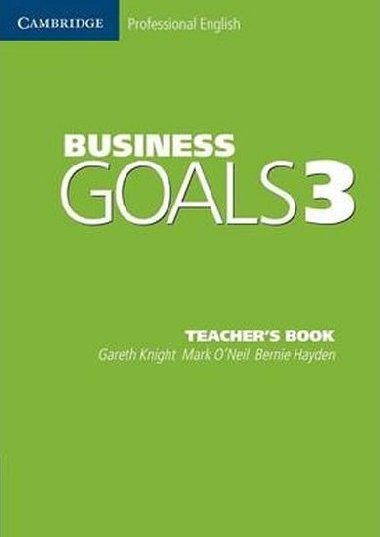 Business Goals 3 Teachers Book - Knight Gareth