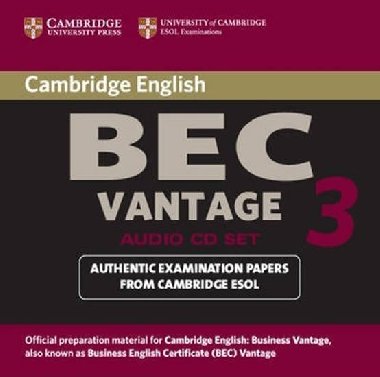 Cambridge BEC Vantage 3 Audio CD Set (2 CDs) - kolektiv autor