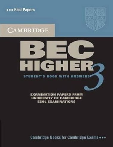 Cambridge BEC Higher 3 Students Book with Answers - kolektiv autor