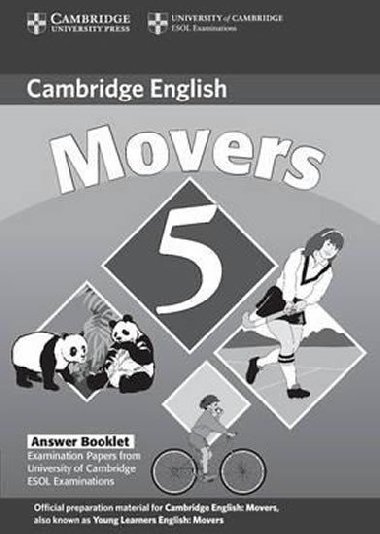 Cambridge English Movers 5 Answer Booklet - kolektiv autor