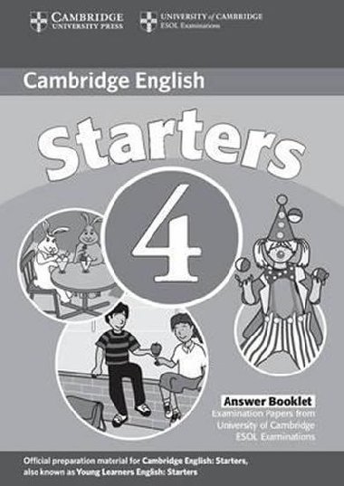 Cambridge English Starters 4 Answer Booklet - kolektiv autor