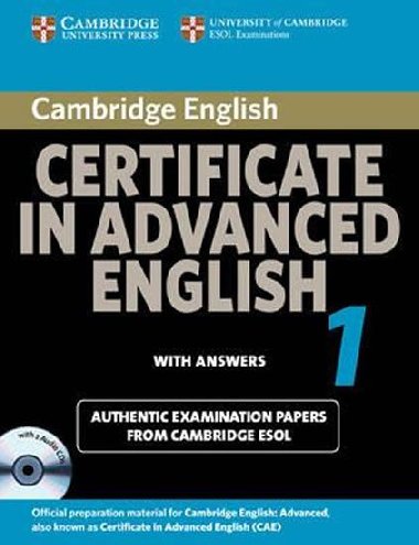 Cambridge Certificate in Advanced English 1 for Updated Exam Self-study Pack(Students Book with answers and Audio CDs (2)) - kolektiv autor